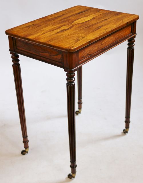 Regency Rosewood 1 Drawer Lamp Side Table