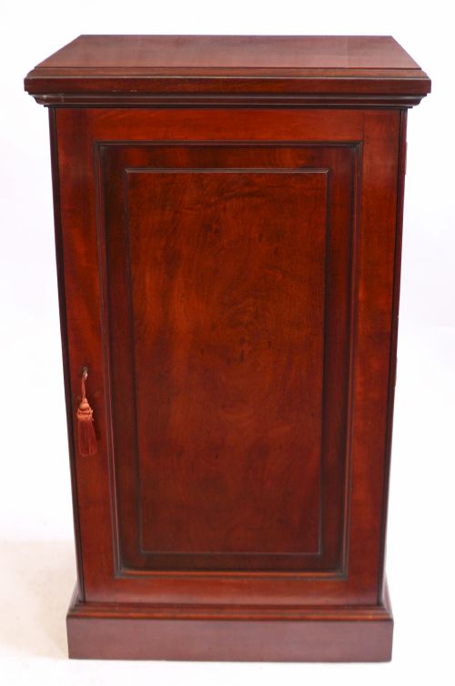 Victorian Mahogany Single Door Cupboard by Holland & Sons.