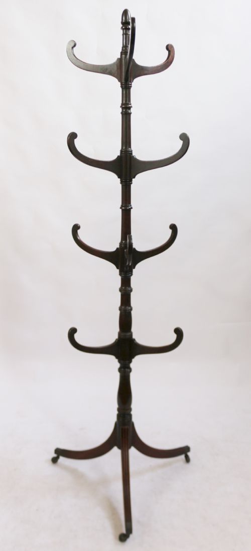 Fine Regency Mahogany Hat Stand.