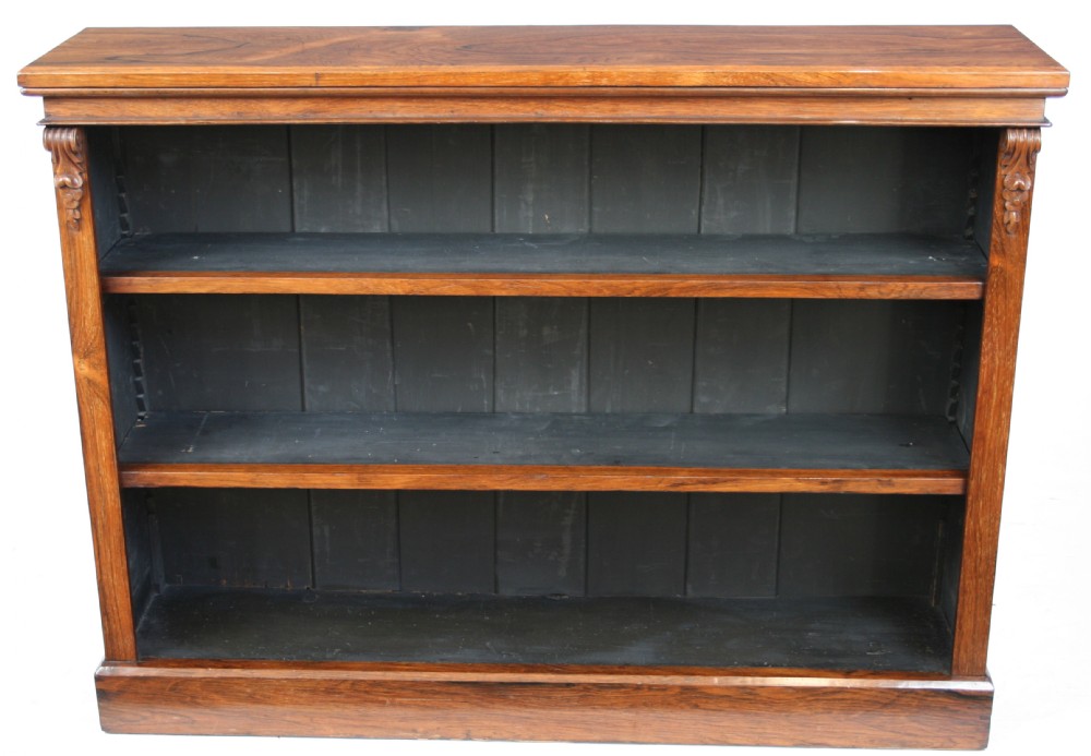 William 1V Rosewood Open Bookcase.