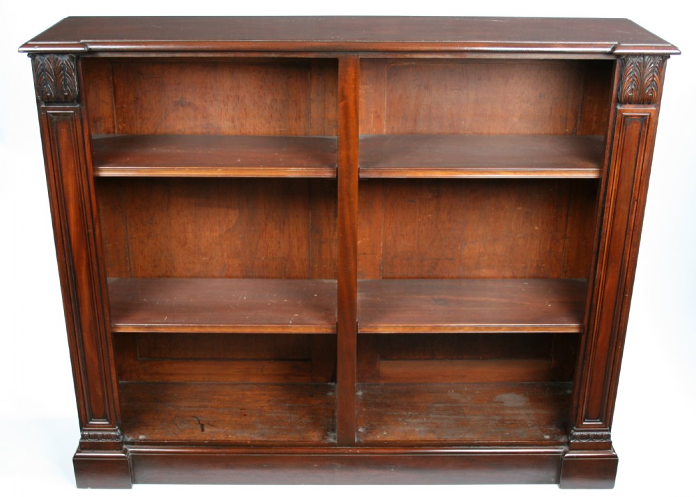 William1V Mahogany Open Bookcase having 4 Adjustable Shelves.