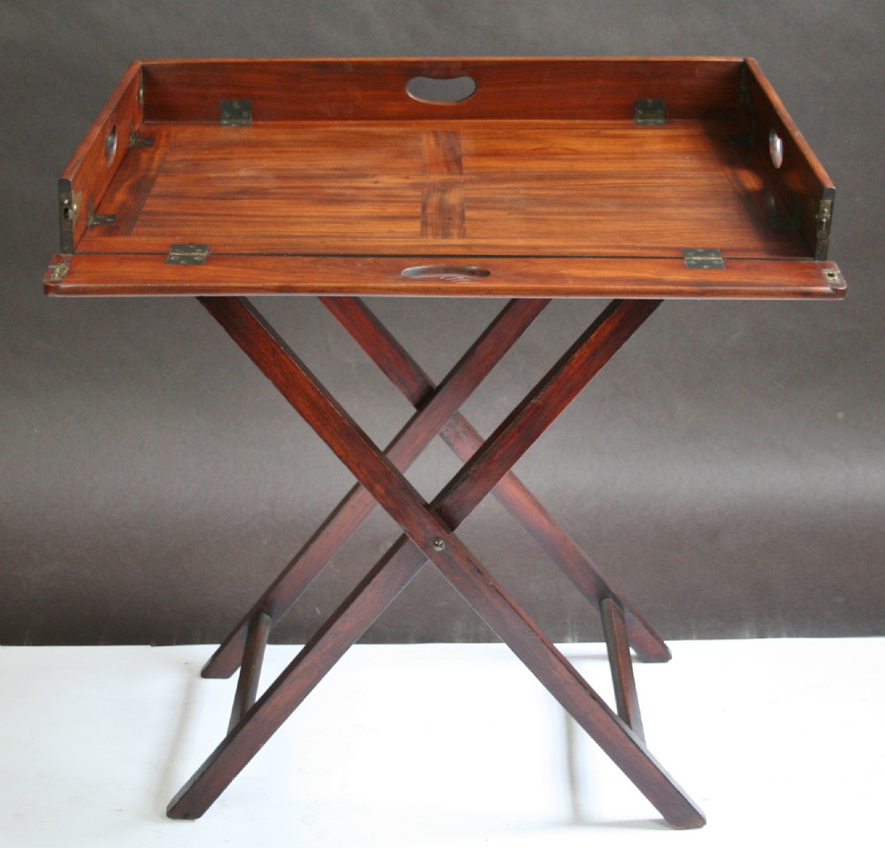 George 111 Mahogany Oblong Butlers Tray