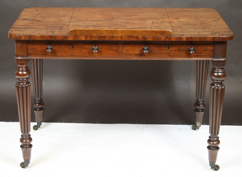 Fine Quality William 1V Mahogany Reading/Writing Table in the Gillows Manner