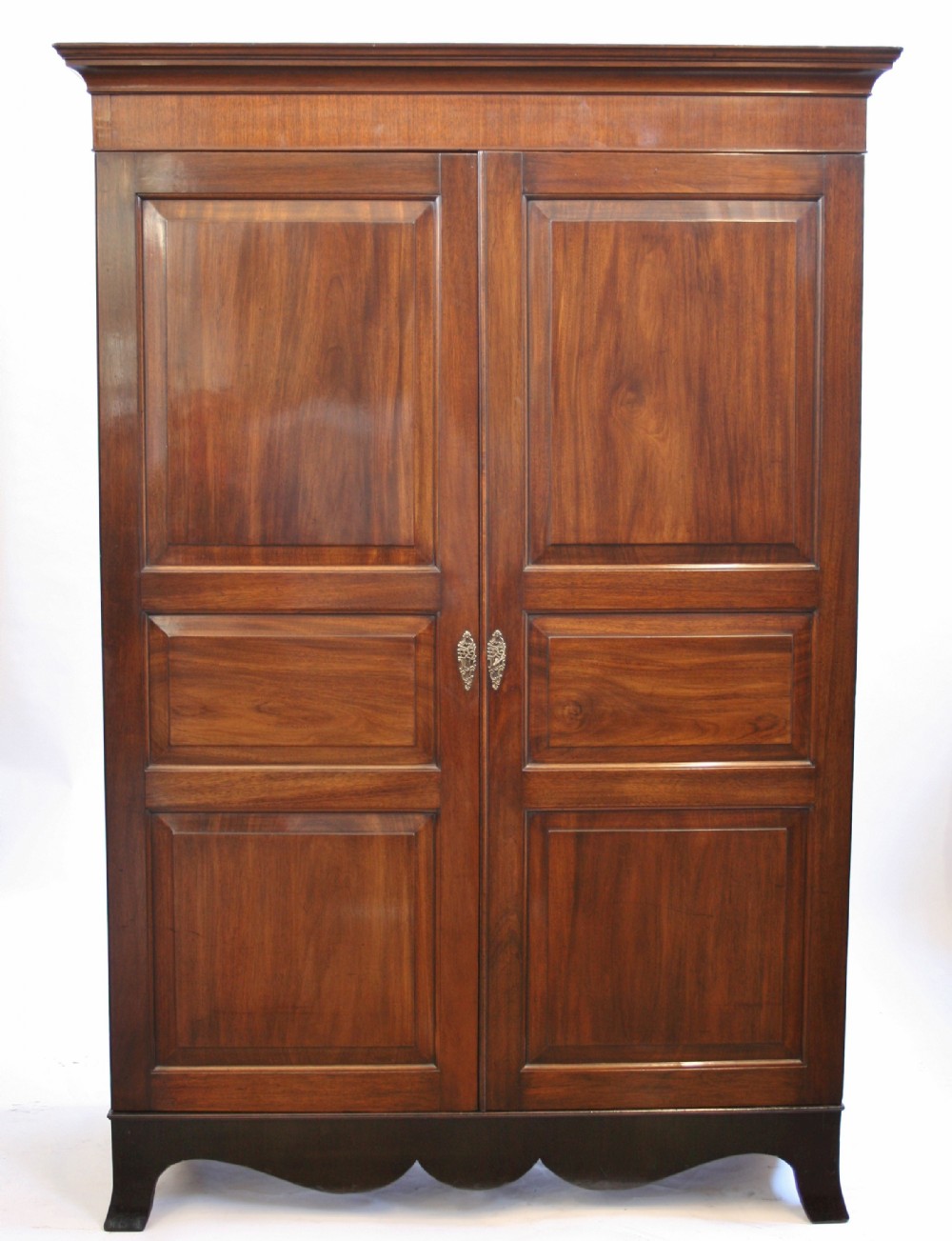 George 111 Mahogany 'Channel Is.' 2 Door Wardrobe