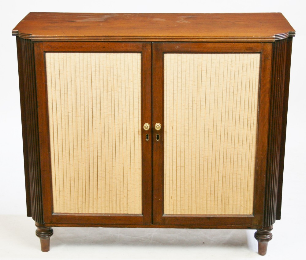 Regency Mahogany 2 Door Dwarf Cupboard