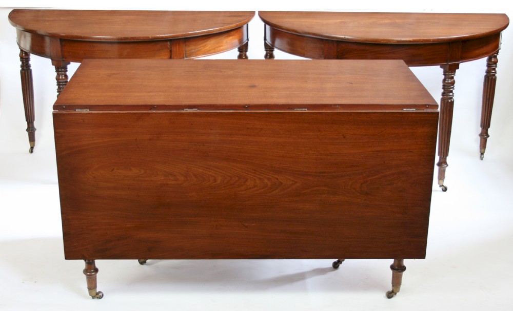 George 1V Mahogany 3 Part Dining Table