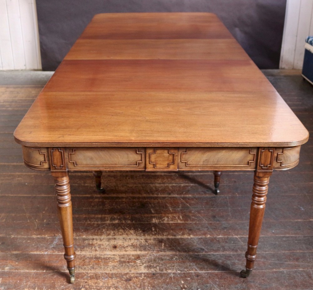 George 1V Mahogany 3 Part Dining Table