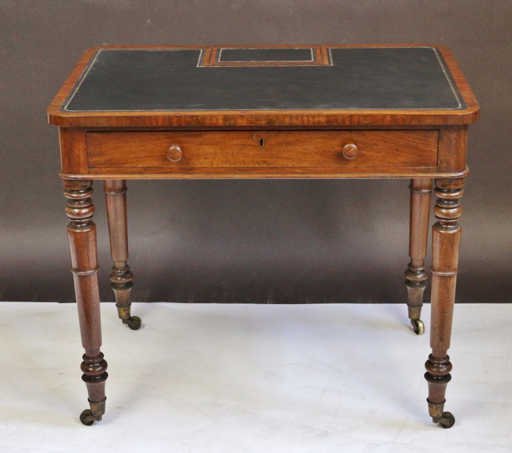 George 1V Mahogany Chamber Writing Table