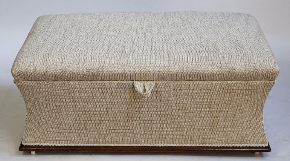 Victorian Box Ottoman Stool.