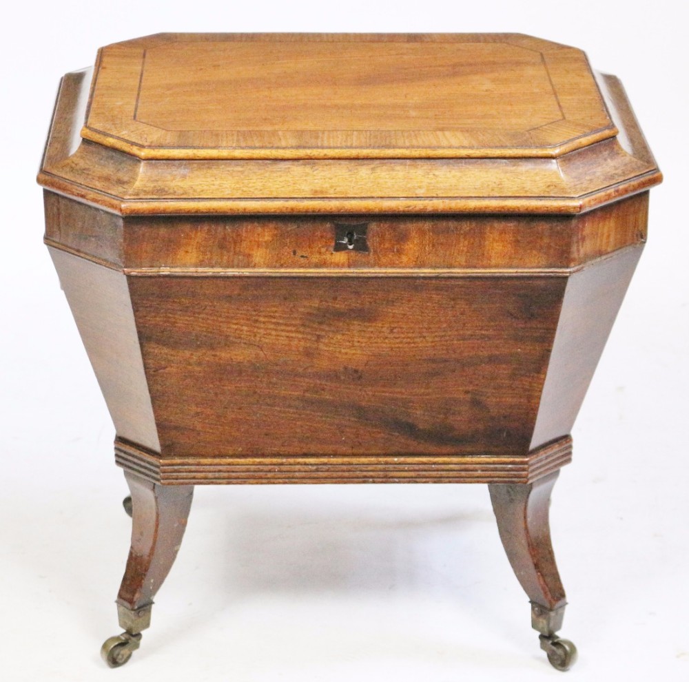 Regency Mahogany Sarcophagus Wine Cooler