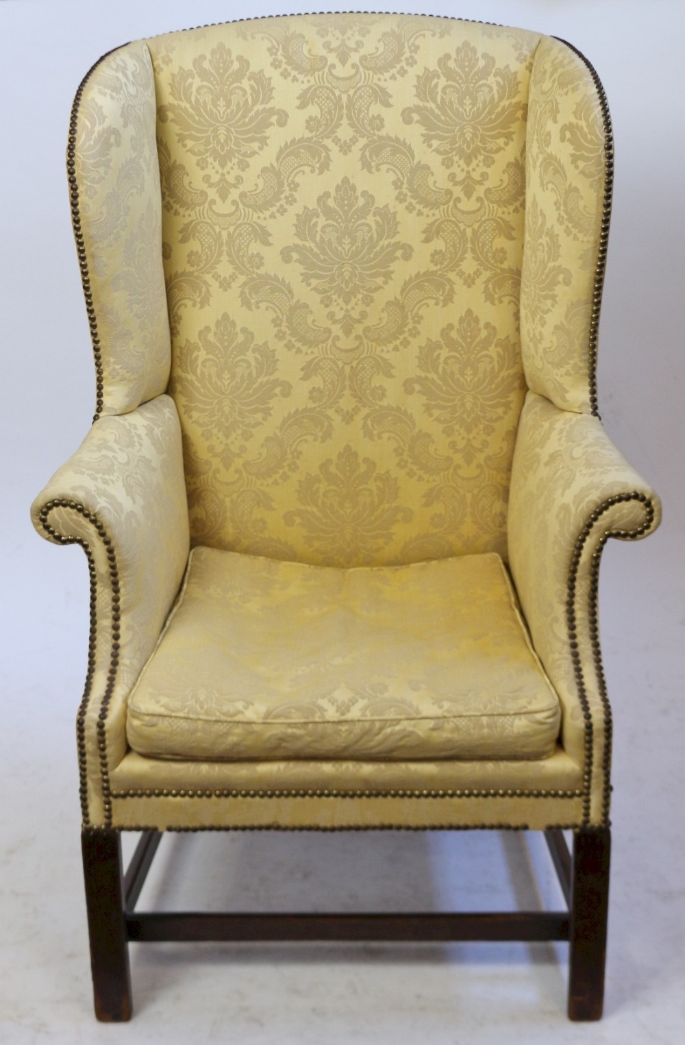 George 111 Mahogany Wing Back Armchair