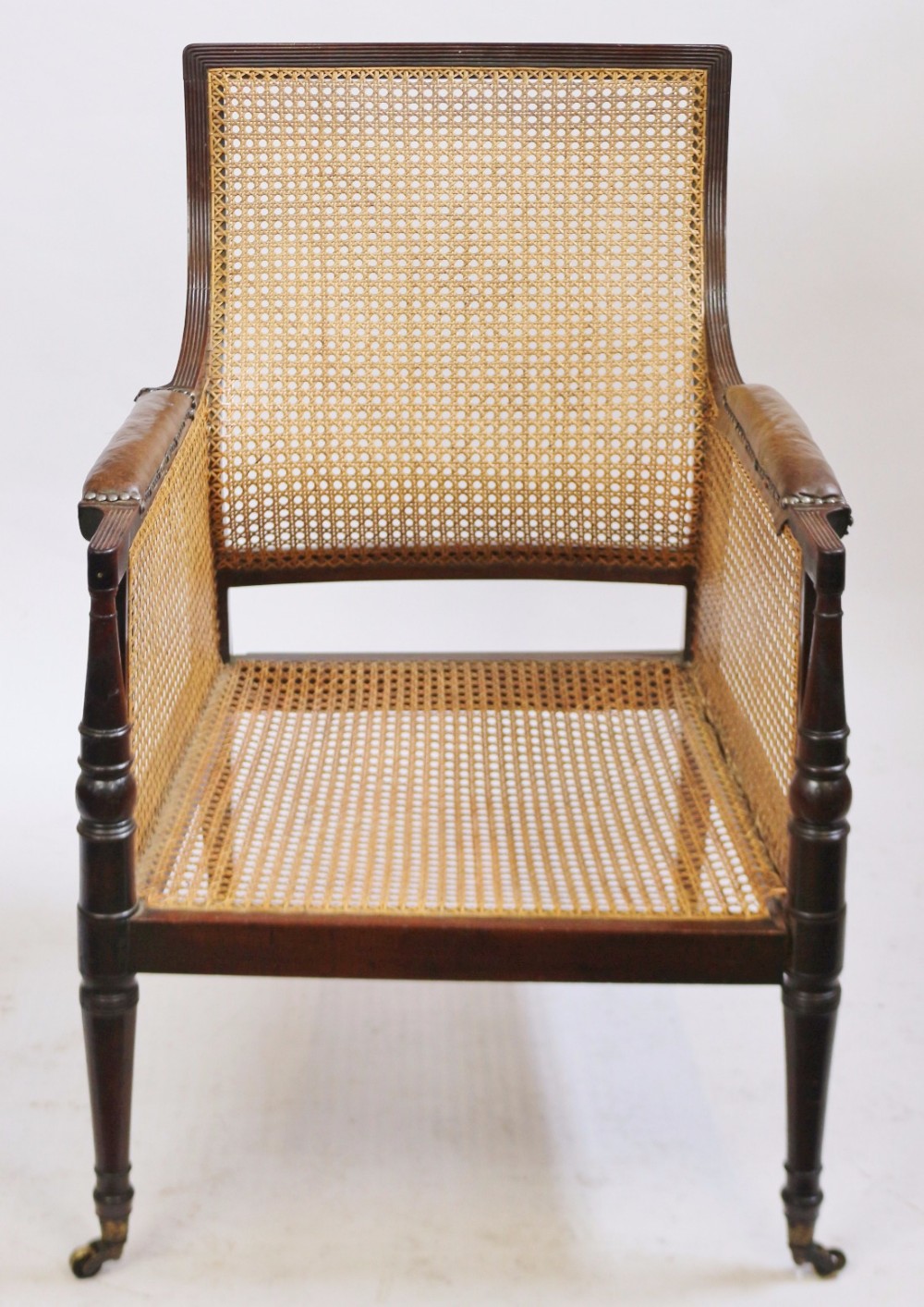 Regency Mahogany Bergere Armchair