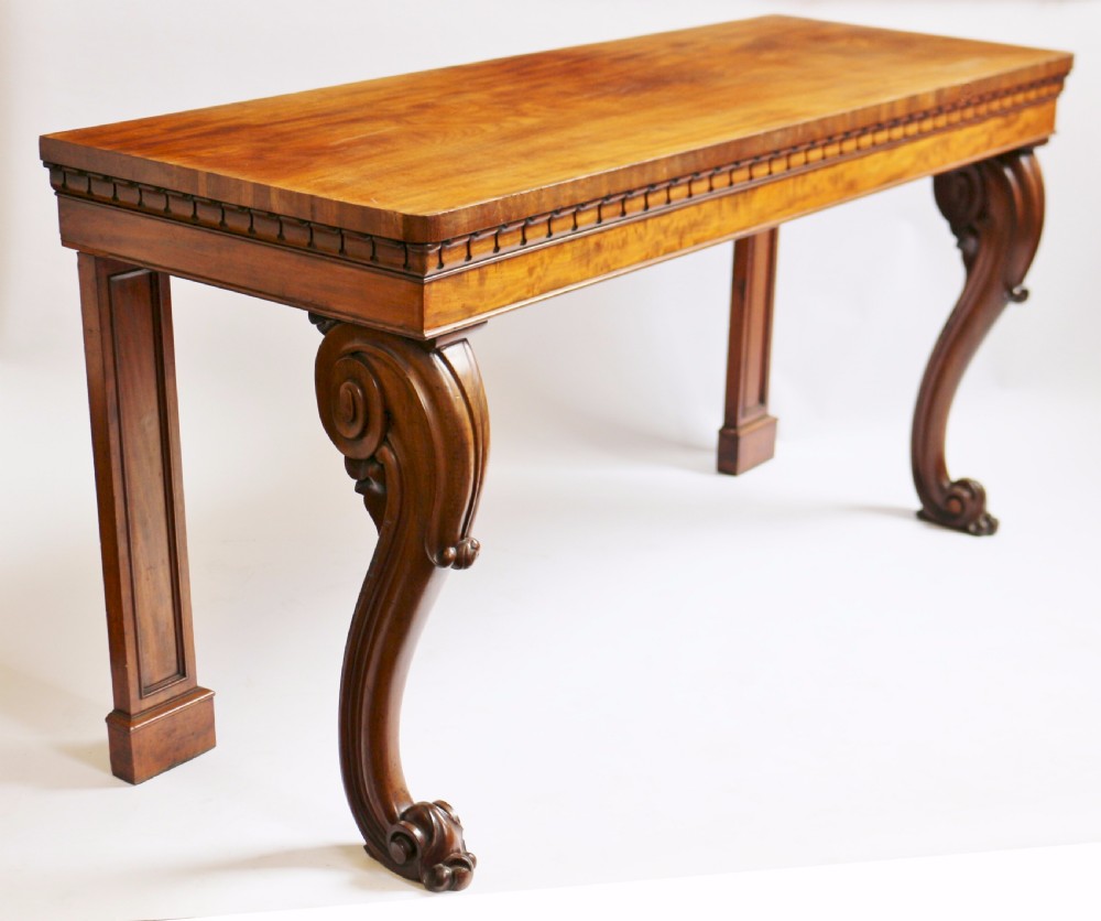 Victorian Mahogany Serving Side Table by Thomas Filmer View II