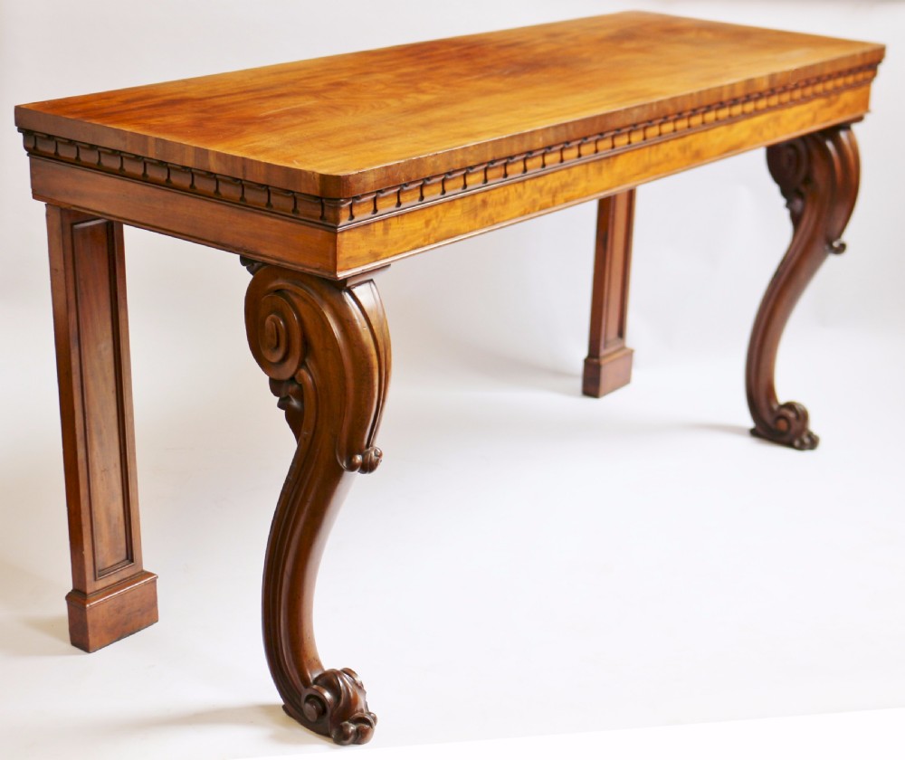 Victorian Mahogany Serving Side Table by Thomas Filmer View III