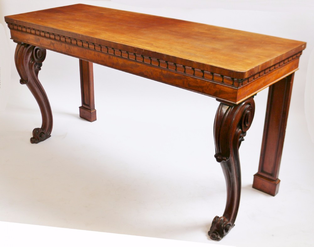 Victorian Mahogany Serving Side Table by Thomas Filmer View V