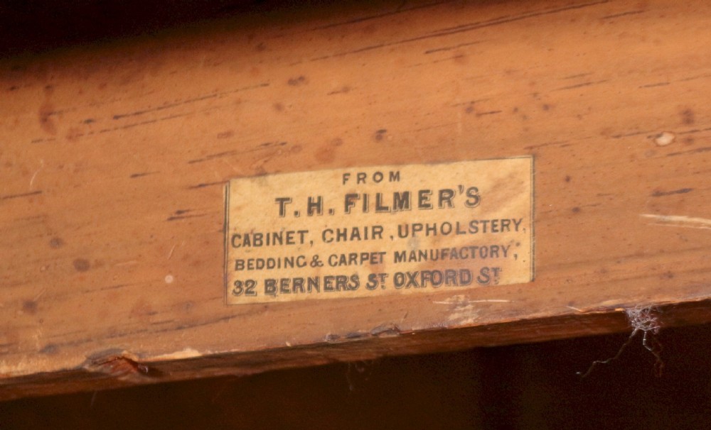 Victorian Mahogany Serving Side Table by Thomas Filmer View X