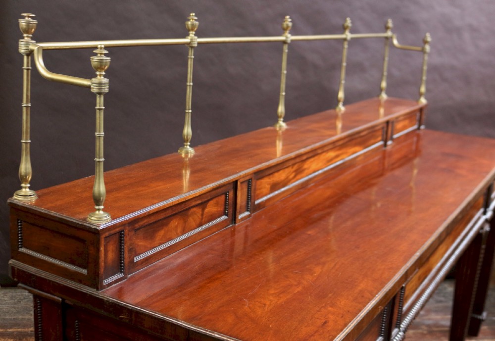 19C Mahogany Serving Console Table View IV