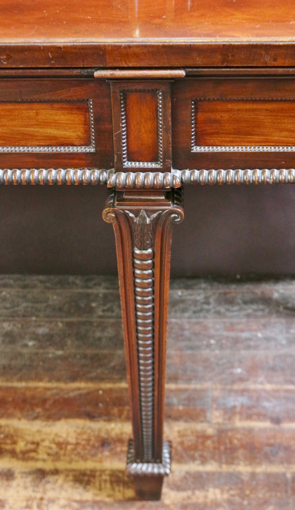 19C Mahogany Serving Console Table View V