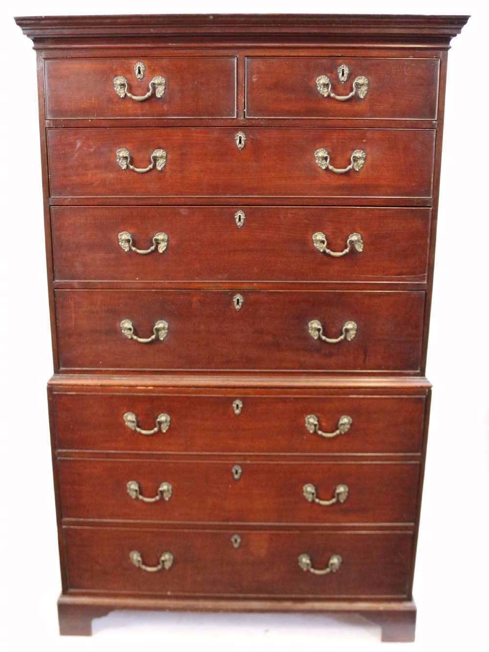 Fine Quality George 111 Mahogany Chest on Chest