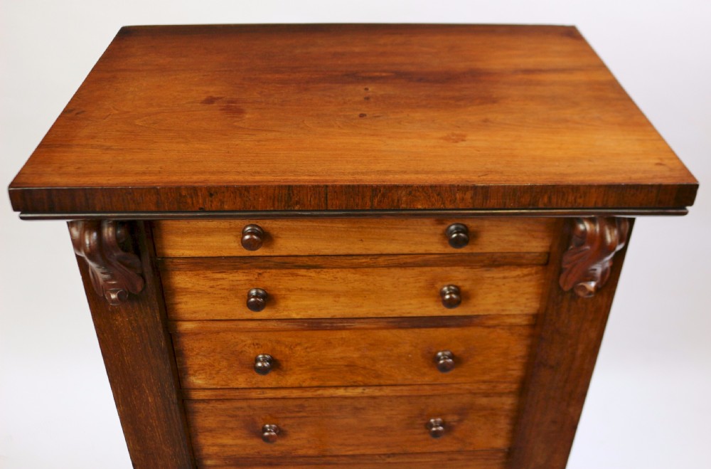 Victorian Rosewood 8 Drawer Wellington Chest View II
