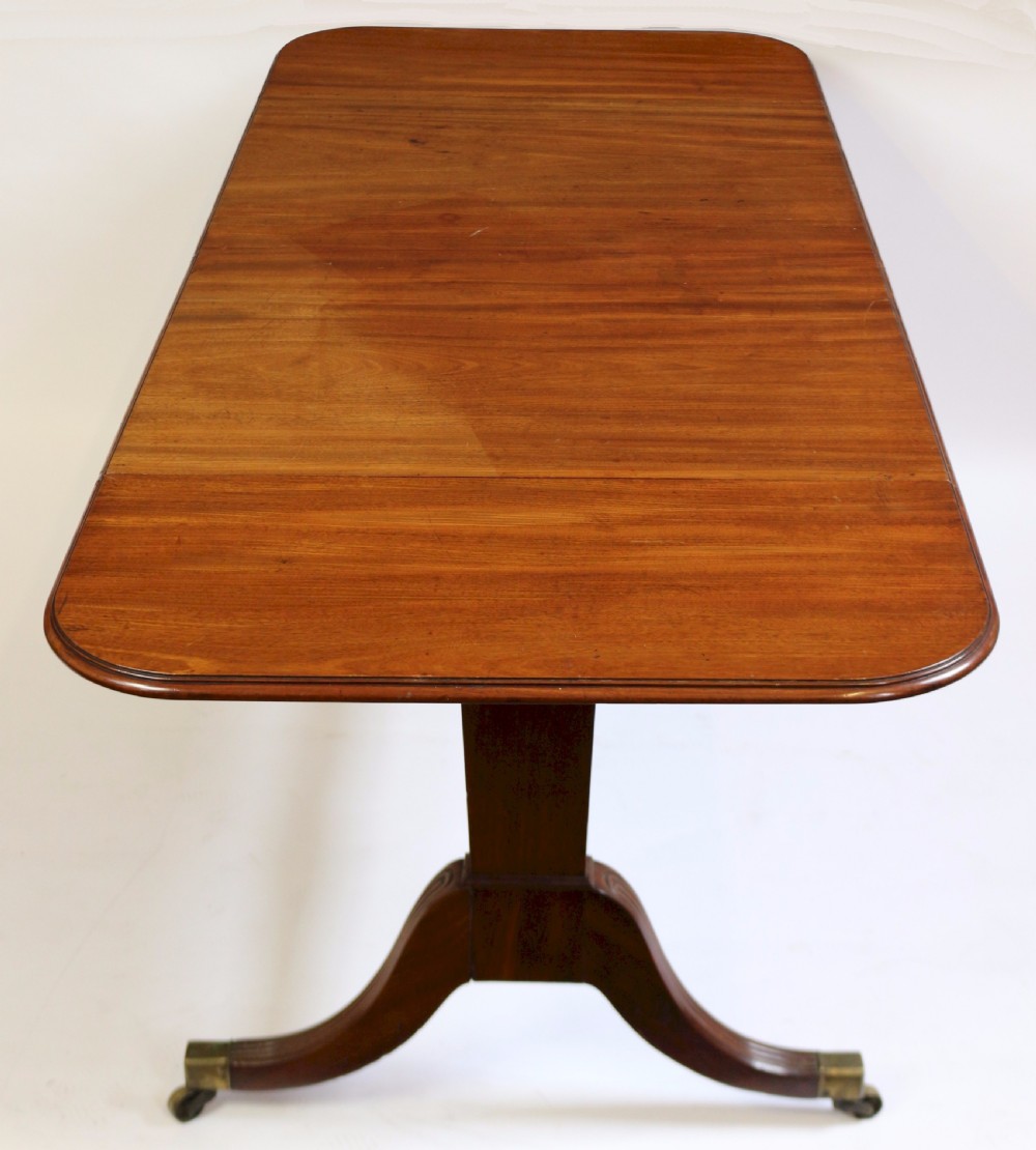 Regency Mahogany End Support Sofa Table View VIII