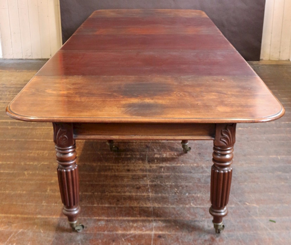 George IV Mahogany 'Imperial Action' Extending Dining Table. 