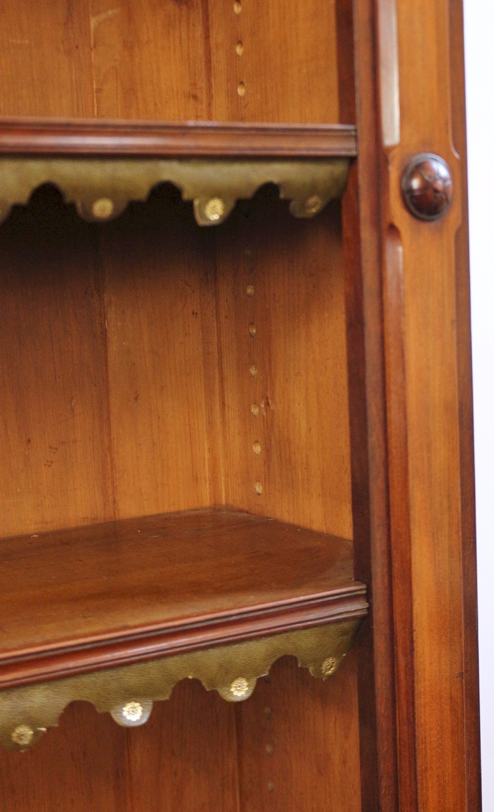 Fine Quality Victorian Mahogany Open Top Cupboard Base Bookcase. View XIV