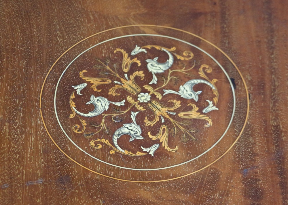 Edwardian Inlaid Mahogany Revolving Bookcase View VI