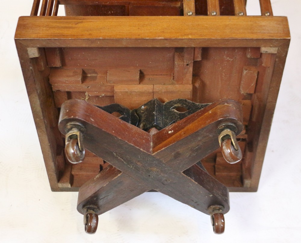 Edwardian Inlaid Mahogany Revolving Bookcase View VII