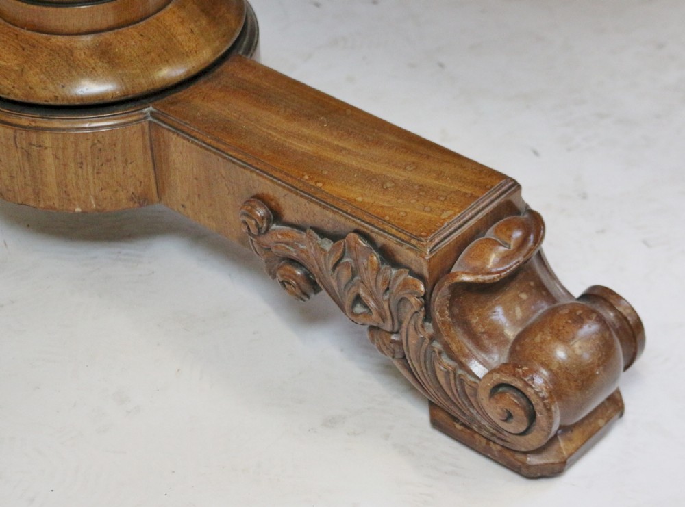 George 1V Mahogany 6 Drawer End Support Partners Writing Table in the Manner of Gillows View XIV