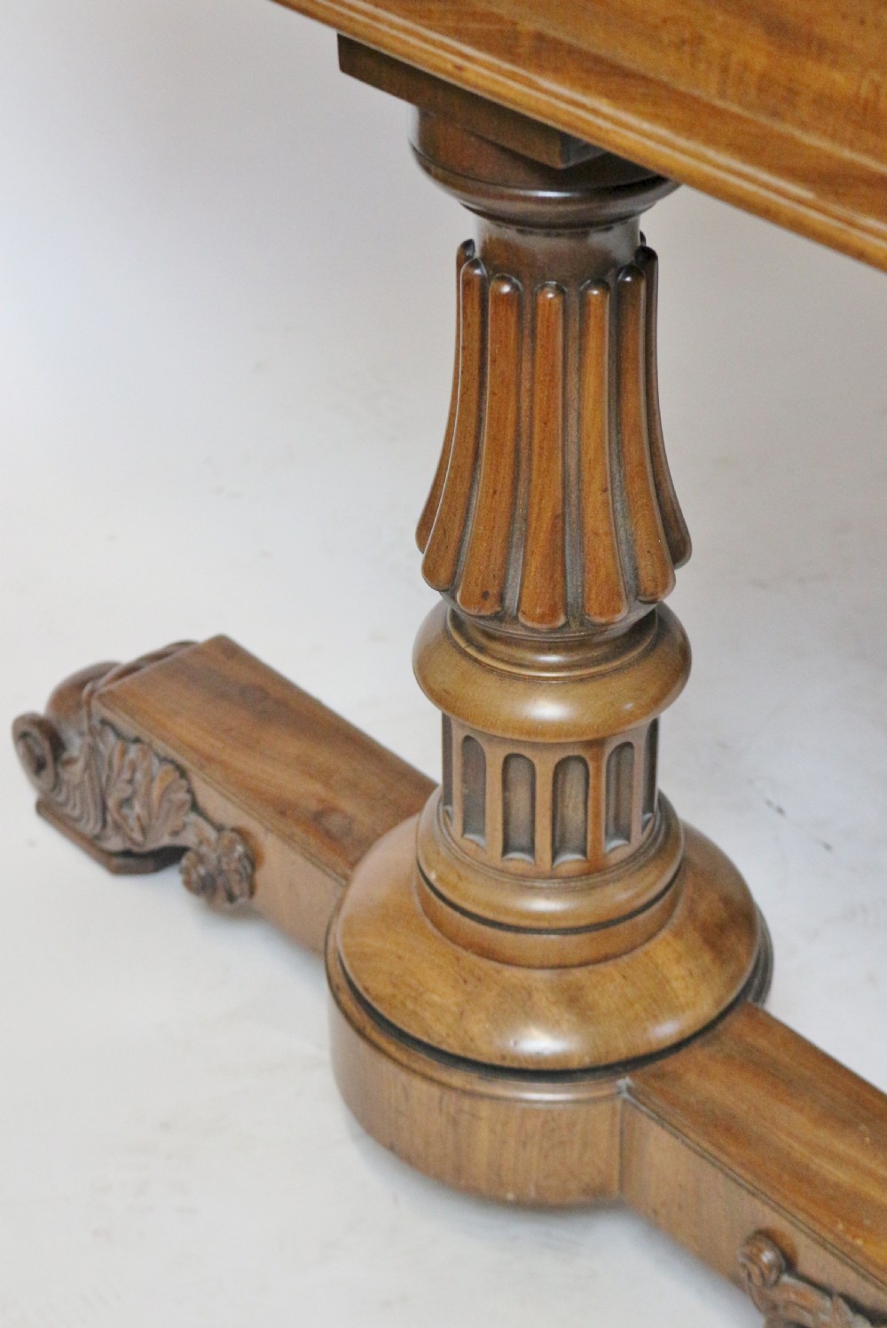 George 1V Mahogany 6 Drawer End Support Partners Writing Table in the Manner of Gillows View XV