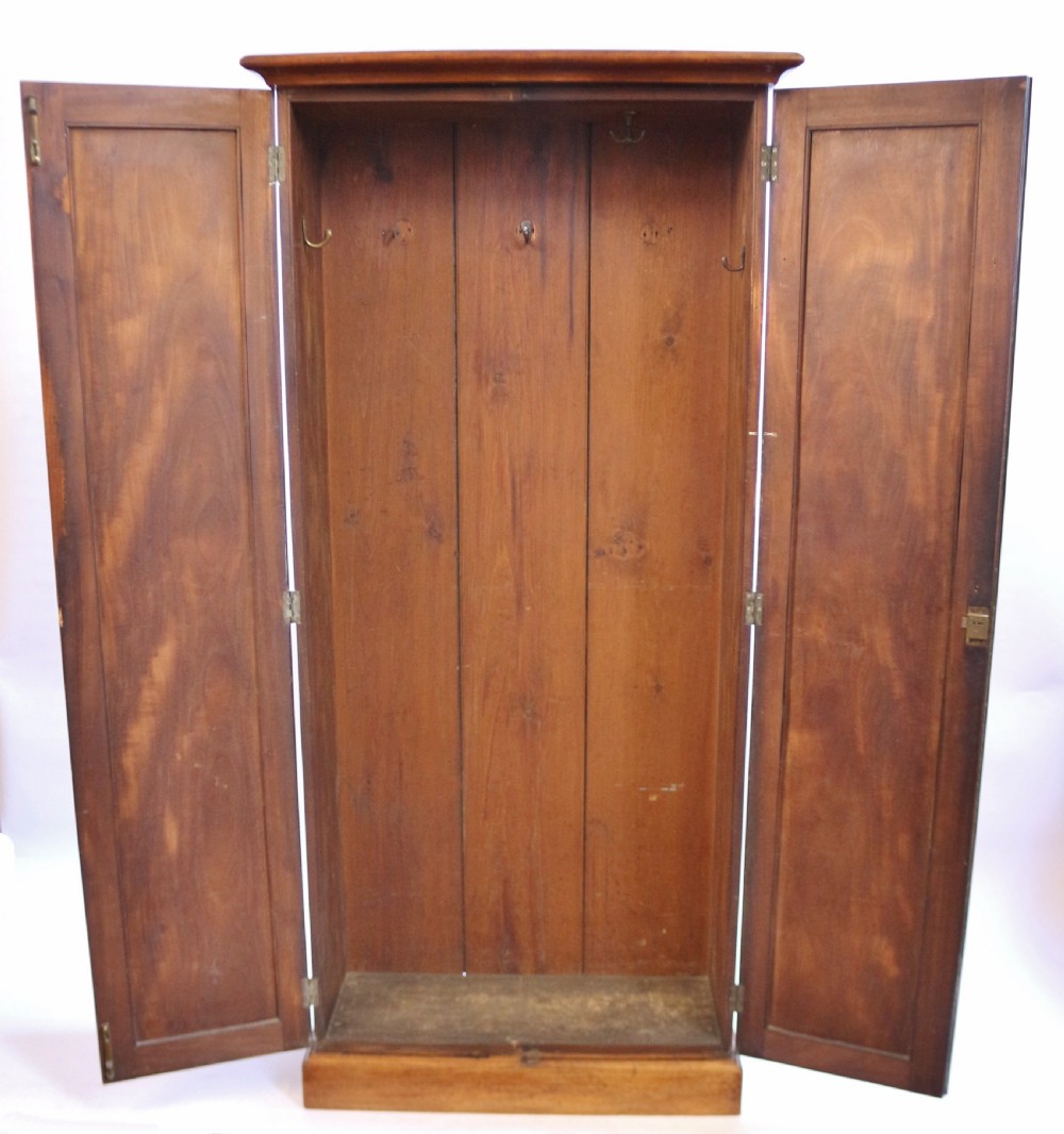Victorian Mahogany 2 Door Hall Cupboard View II