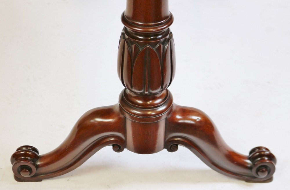 William 1V Mahogany 2 Drawer End Support Writing Table View VIII