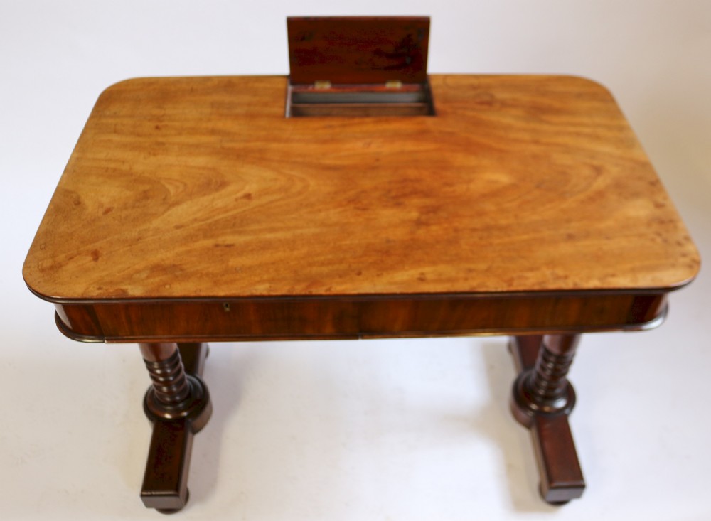 William 1V Mahogany End Support 'Chamber' Writing Table View V