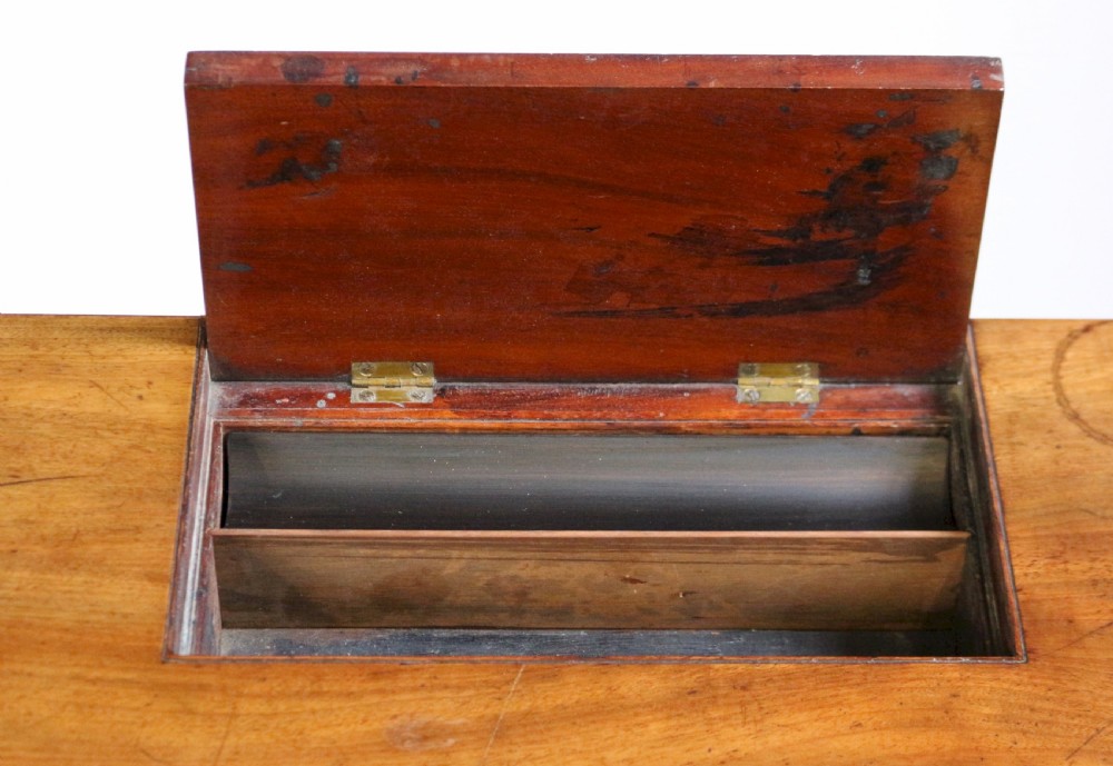 William 1V Mahogany End Support 'Chamber' Writing Table View VI