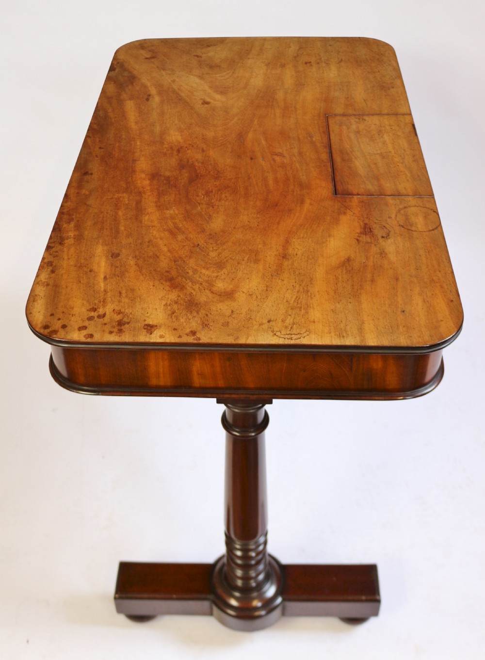 William 1V Mahogany End Support 'Chamber' Writing Table View VII