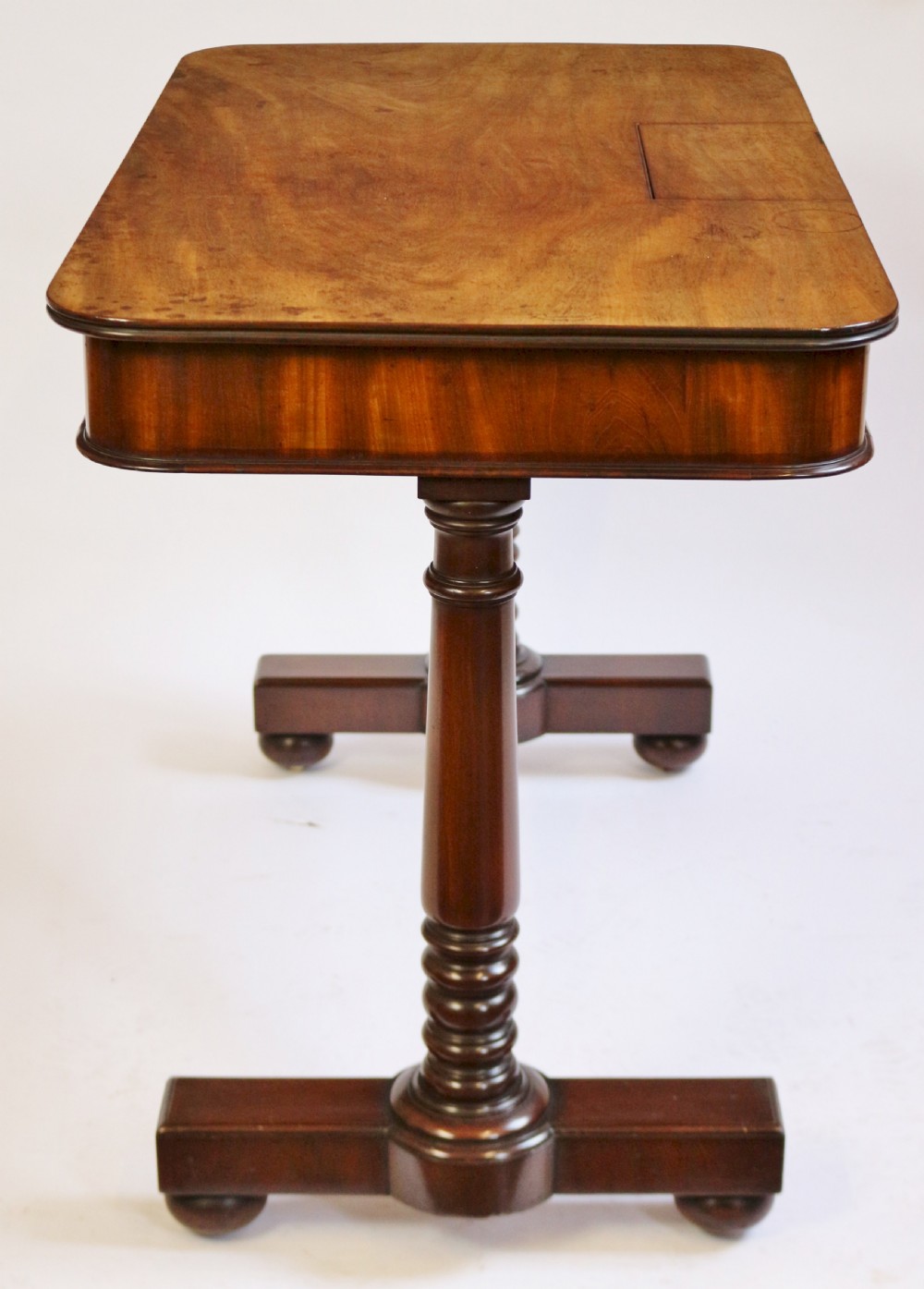 William 1V Mahogany End Support 'Chamber' Writing Table View VIII