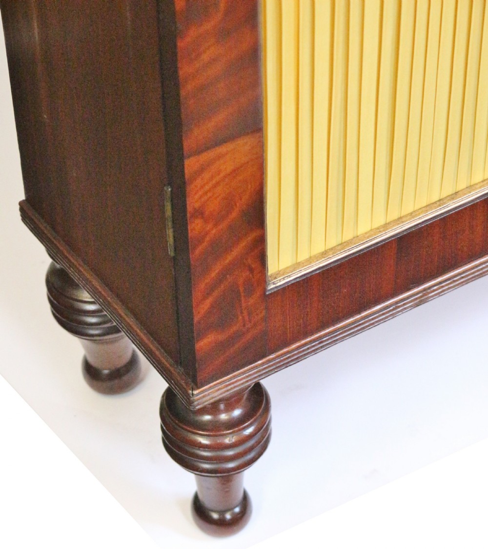 Regency Mahogany Pair of Slim Side Cabinets View X