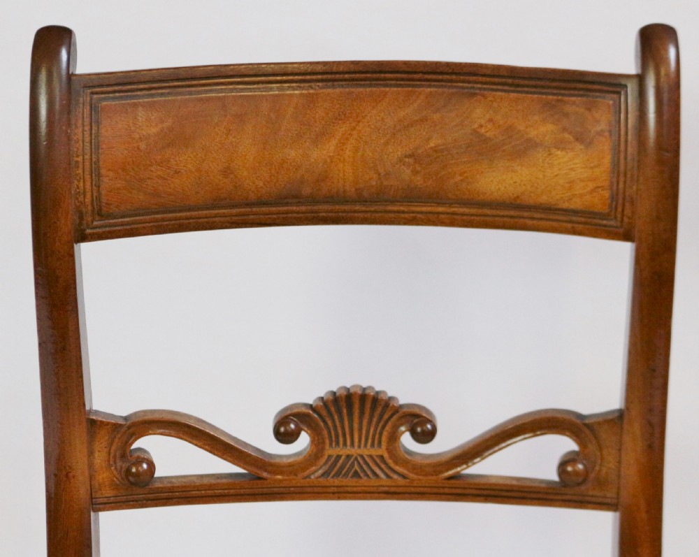 George 111 Mahogany Set of 6 & 2 Dining Chairs View IX