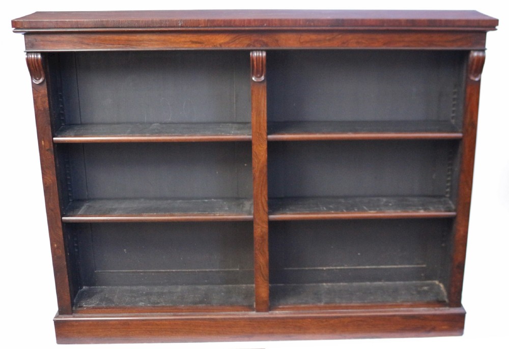 William 1V Rosewood Open Bookcase