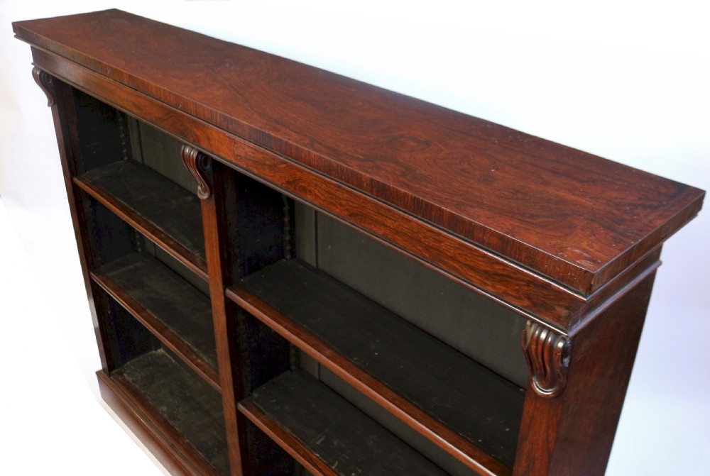 William 1V Rosewood Open Bookcase View V