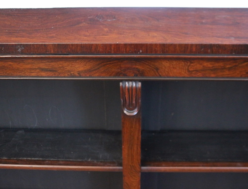 William 1V Rosewood Open Bookcase View VII