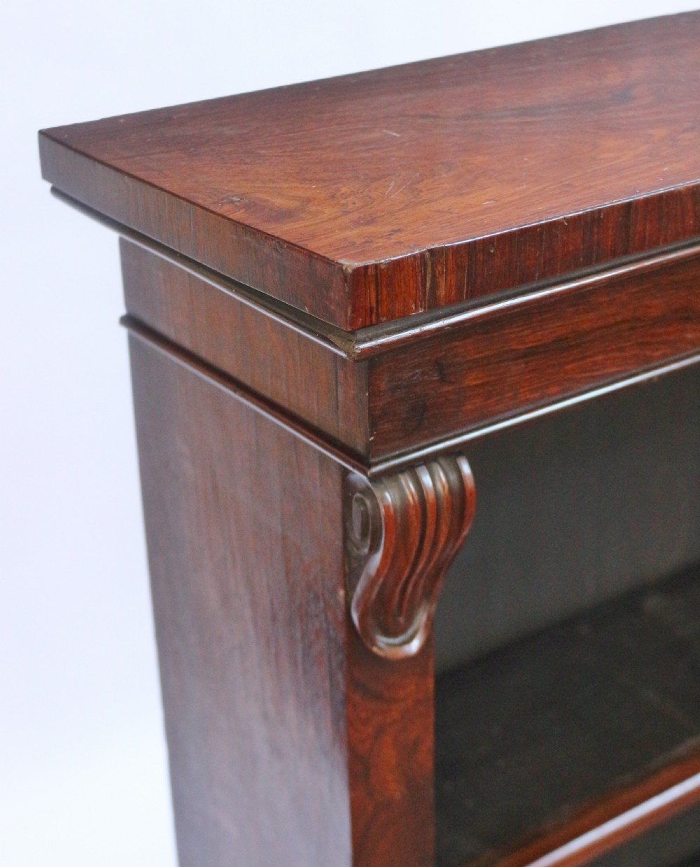 William 1V Rosewood Open Bookcase View VIII