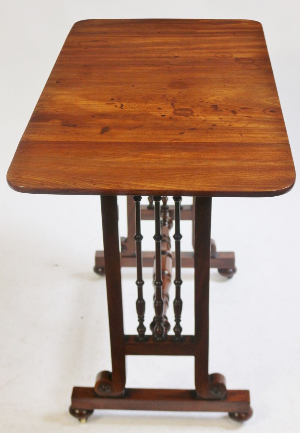 A Fine Regency Mahogany Small 2 Drawer End Support Sofa Table View VII