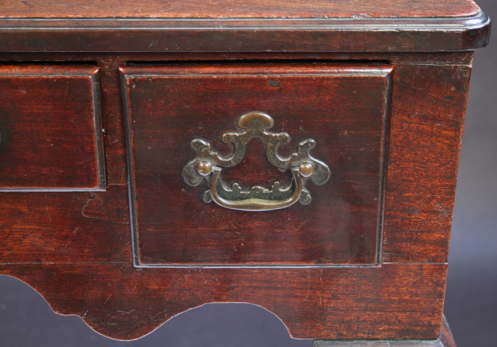 A Fine George II Mahogany 3 Drawer Lowboy Side Table View VI