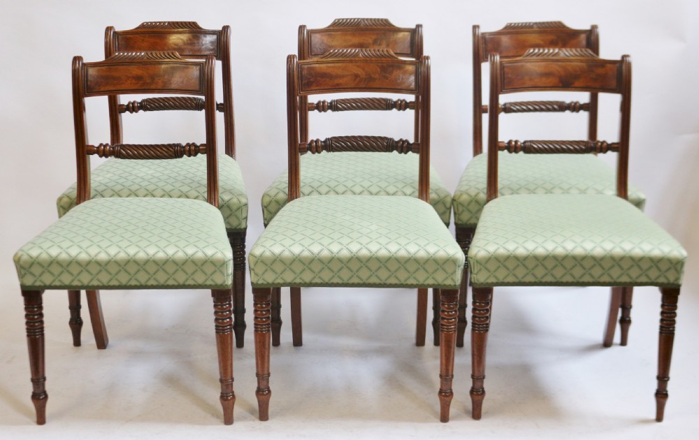 George 111 Mahogany Set of 6 Dining Chairs View II