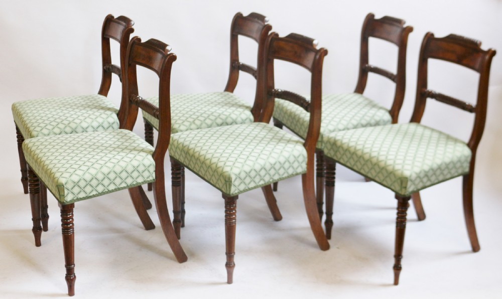 George 111 Mahogany Set of 6 Dining Chairs View III
