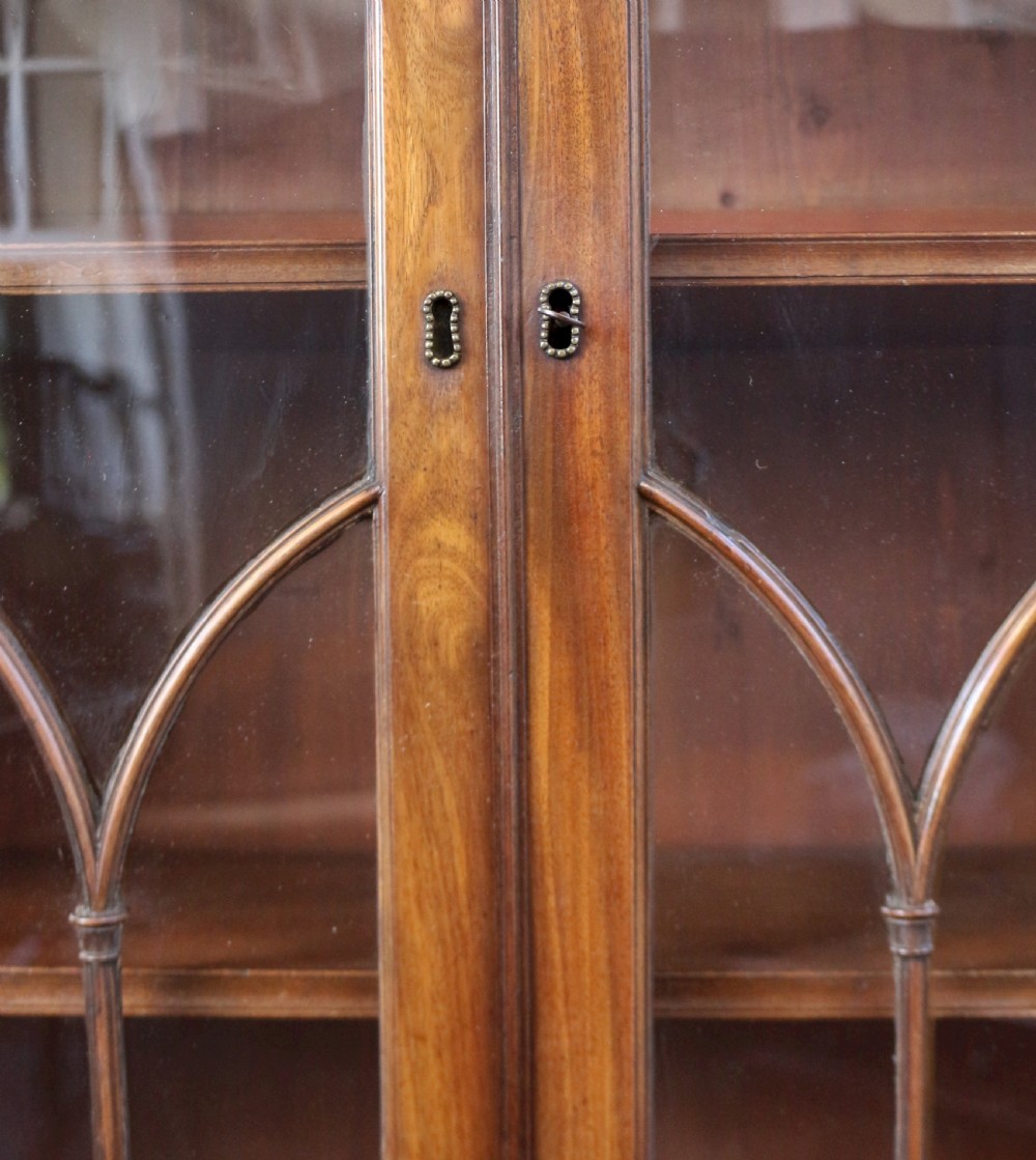 George 111 Mahogany Secretaire Chest Base Bookcase View XII
