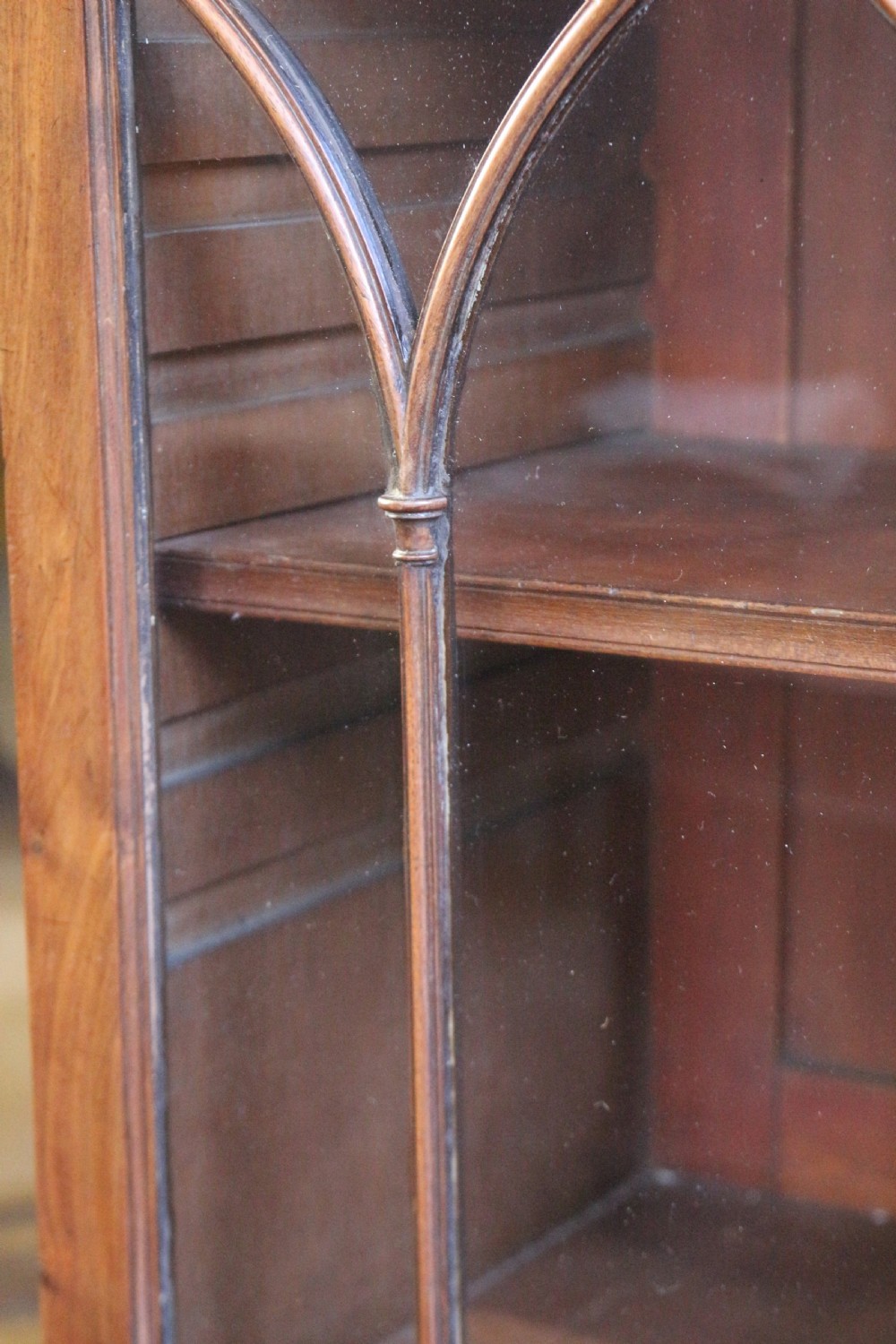 George 111 Mahogany Secretaire Chest Base Bookcase View XIII