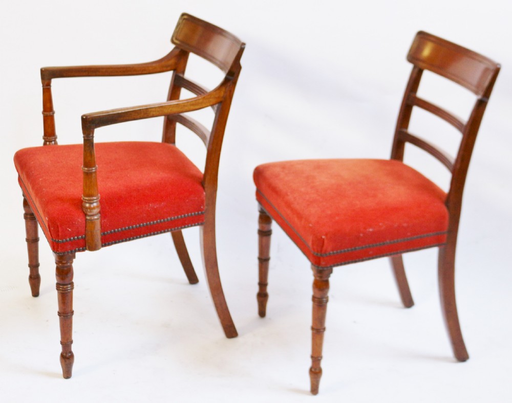 George 111 Mahogany Set of 10 & 2 Dining Chairs View IV